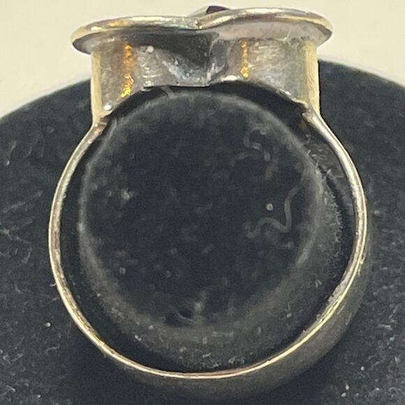 Mignon Faget Sterling Silver Heart Ring with Amethyst - Picture 9 of 10